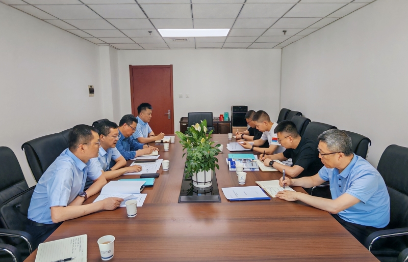 马思锦一行赴渭南市应急管理局座谈交流