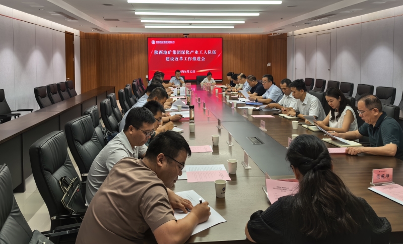 陕西地矿集团召开深化产业工人队伍建设改革工作推进会