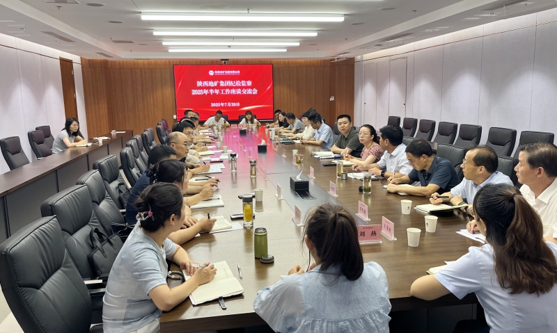 陕西地矿集团召开2025年上半年纪检监察工作座谈交流会